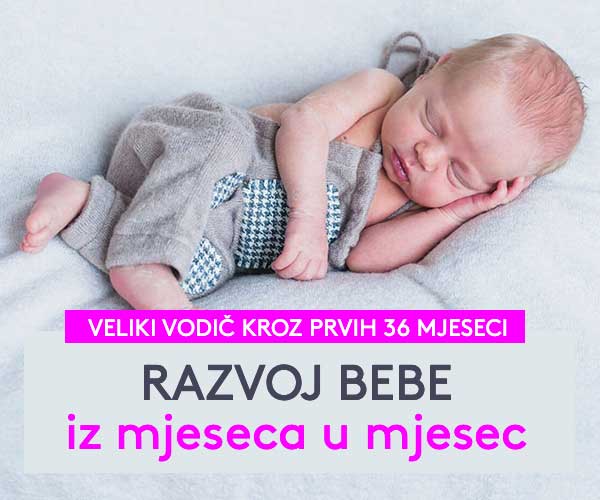 Razvoj bebe iz mjeseca u mjesec